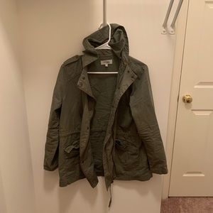 army green anorak jacket